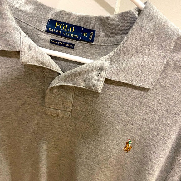 Mens Polo Ralph Lauren Pima Polo XL - Picture 1 of 2